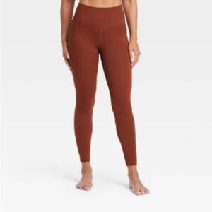 All in Motion Women's High-Rise Rust Leggings